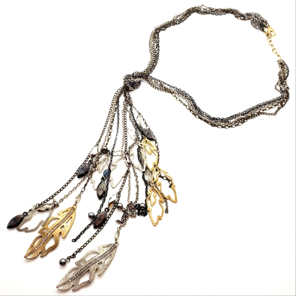 Armani Exchange multi tone necklace